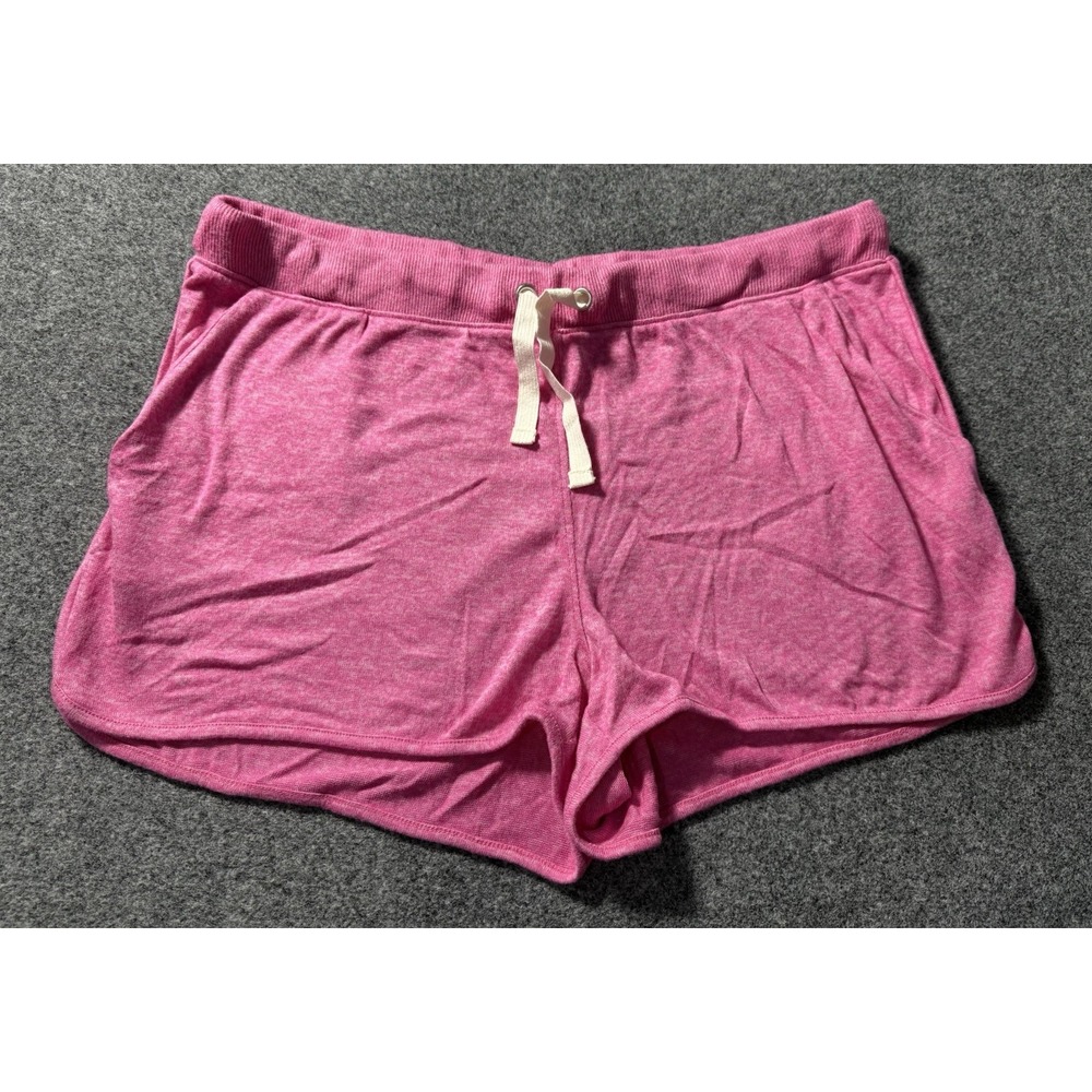 J. Crew Women's Athletic Sweat Shorts Drawstring Pockets‎ Pink Preppy NWT